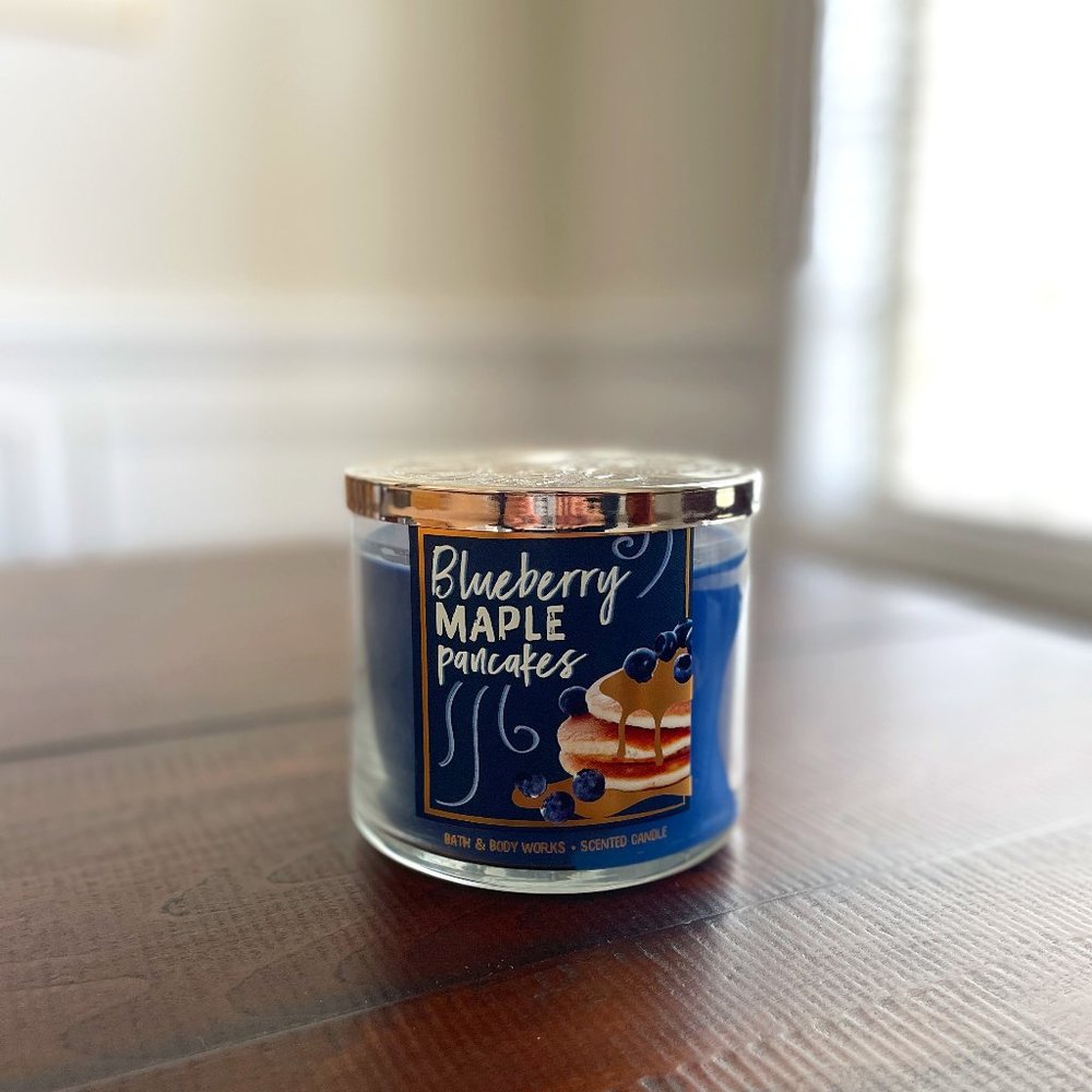 Bath and Body Works Blueberry Maple Pancake Candle